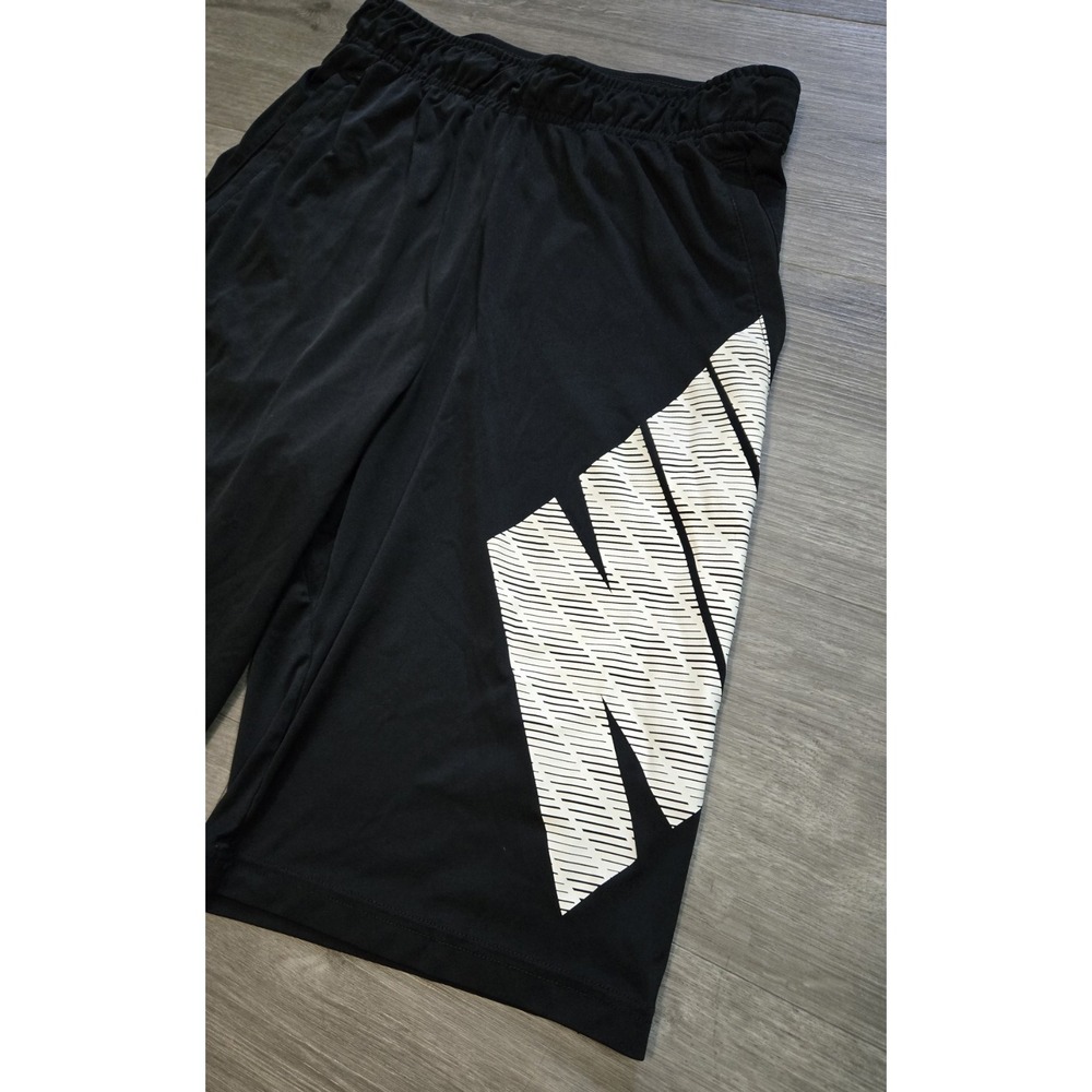 Nike Dri-Fit Long Men's Small Shorts Athletic Black - Picture 3 of 12
